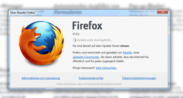 Firefox Update automatisch installieren