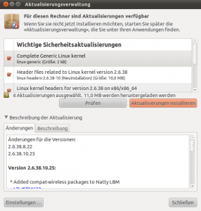 Aktualisierungsverwaltung